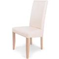 Kép 1/2 - BERTA Étkezőszék SONOMA- BEIGE textilbőr