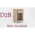 Kép 3/3 - DANY Tálaló / D2B komód elem BALOS - San Remo