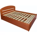 Kép 1/2 - Etsberger ANIKÓ CSERESZNYE PÁCOLT ágyneműtartós ágykeret 160x200, ágyráccsal, gázrugós