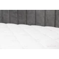 Kép 3/4 - LISSZABON ágykeret ágyráccsal 160x200 cm - Sonoma Tölgy / Nero + 1 db Éjjeliszekrény és lerakópolc