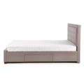 Kép 9/16 - EVORA ágykeret ágyráccsal és fiókokkal 160x200 - Beige