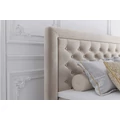 Kép 7/7 - DORMAN Boxspring franciaágy 180x200 cm - Krém Mono 231
