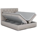 Kép 4/7 - ESHLY Boxspring franciaágy 160x200 cm - Bézs Mono 232
