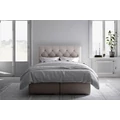 Kép 6/7 - ESHLY Boxspring franciaágy 160x200 cm - Bézs Mono 232