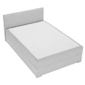 Kép 12/13 - FERATA KOMFORT Boxspring franciaágy 140x200 cm - Világosszürke Colet 04