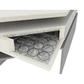 Kép 5/6 - FONDA Boxspring franciaágy 160x200 cm - Világosszürke Mono 244