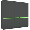 Kép 1/2 - BOSS 225 cm nyílóajtós gardrób - Matt Sötétszürke / Matt Sötétszürke