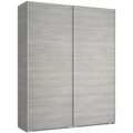 Kép 1/3 - FŐNIX 194 cm tolóajtós gardrób - Katthult / Szürke profil