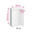 Kép 2/2 - FŐNIX gardróbhoz polc 85 cm, fehér