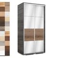 Kép 1/3 - MIRROR 100 cm tükrös tolóajtós gardrób - VÁLASZTHATÓ SZÍNEKBEN