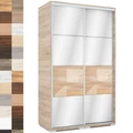 Kép 1/3 - MIRROR 120 cm tükrös tolóajtós gardrób - VÁLASZTHATÓ SZÍNEKBEN