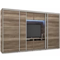 Kép 1/3 - PORTO 318 cm TV-s gardrób - Canyon Tölgy