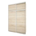 Kép 1/2 - BOND 120 cm tolóajtós gardrób MAGASÍTÓVAL - Sonoma tölgy