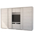 Kép 1/4 - BOND 4BL 318 cm TV-s gardrób - Fehér Tölgy