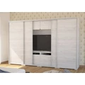 Kép 2/4 - BOND 4BL 318 cm TV-s gardrób - VÁLASZTHATÓ SZÍNEKBEN