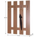 Kép 2/2 - KORADO 2 NEW Fogaspanel, bükk színben (355606)