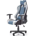 Kép 1/9 - CAYMAN gamer forgószék - Világosszürke / Türkiz