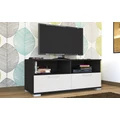 Kép 2/3 - BASEL TV asztal / TV-s elem - Nero / Bianco