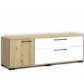 Kép 1/4 - ARIANA 165-ös TV-s elem - Artisan Tölgy / Magasfényű Fehér (AR4)