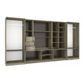 Kép 3/5 - FIRENZE nappali szekrénysor 380 cm - Sötét Justus Tölgy / Justus Tölgy