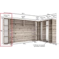 Kép 2/2 - NEST 40 cm polcos elem JOBBOS - San Remo / Canterbury