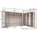 Kép 2/2 - NEST 40 cm ruhás elem JOBBOS - Sonoma Tölgy