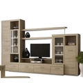 Kép 1/4 - ATLANTIS NEW nappali szekrénysor 312 cm LED világítással - Sonoma Tölgy