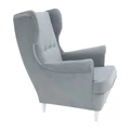 Kép 5/15 - RUFINO 2 NEW modern fotel  - 14 Világosszürke / Fehér (360056)