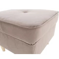 Kép 8/10 - RUFINO 2 NEW puff elegáns stílusban - 05 Taupe bézses szürke / Bükkfa (359960)