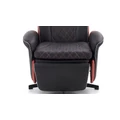 Kép 9/18 - CAMARO relax TV fotel állítható hát- és lábtámasszal - Fekete / Piros