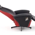 Kép 17/18 - CAMARO relax TV fotel állítható hát- és lábtámasszal - Fekete / Piros