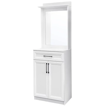 EVEREST előszobaszekrény 2. elem (Tükrös) - Fehér