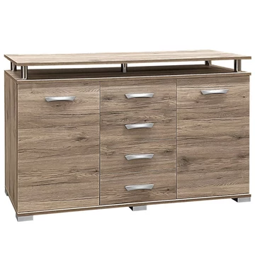 160-as 2 ajtós 4 fiókos komód TETŐVEL - San Remo