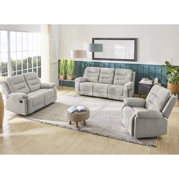 SYLT 3+2+1 félautomata relax TV ülőgarnitúra - 444/19 Világosszürke
