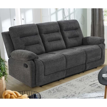 SYLT félautomata relax TV 3-üléses kanapé - 444/09 Antracit