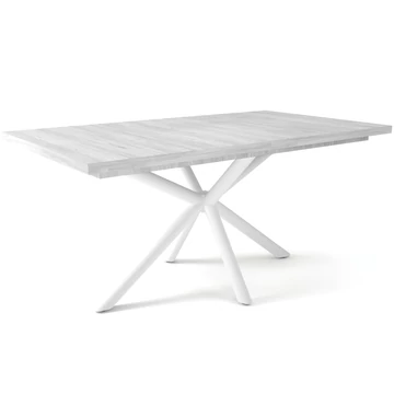 SUZY asztal 160(+40)cm - Katthult / Fehér