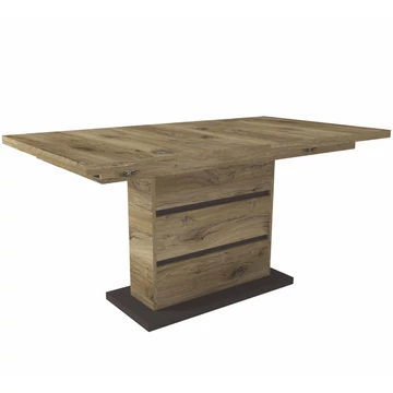 SYDNEY asztal 160(+40)cm - Sötét Justus Tölgy