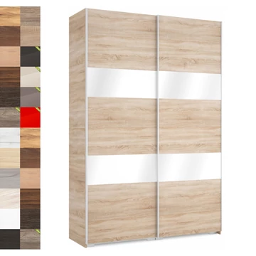 FŐNIX 154 cm magasfényű gardrób - VÁLASZTHATÓ SZÍNBEN