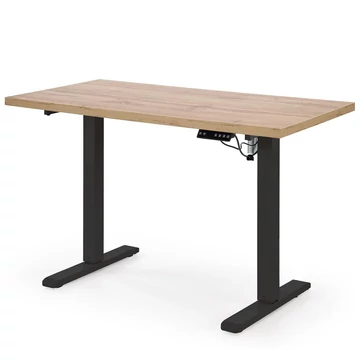 B54 állítható magasságú íróasztal - Artisan Tölgy / Fekete