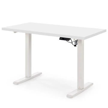 B54 állítható magasságú íróasztal - Fehér / Fehér