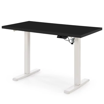 B54 állítható magasságú íróasztal - Fekete / Fehér