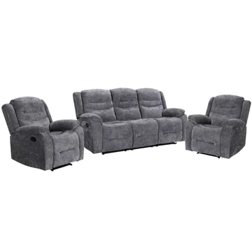 PREMIER 3+1+1 félautomata relax TV ülőgarnitúra - 1-es SZÜRKE