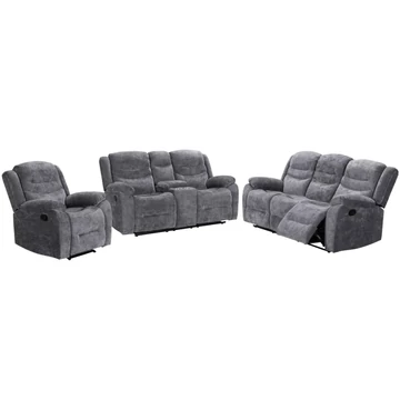 PREMIER 3+2+1 félautomata relax TV ülőgarnitúra - 1-es SZÜRKE