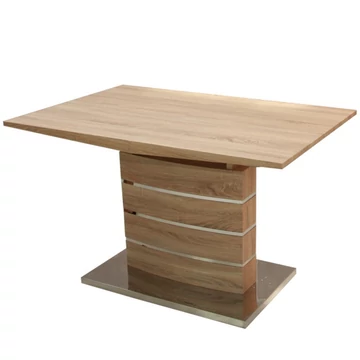 CLAUDIA asztal 120(+40)cm - Sonoma Tölgy