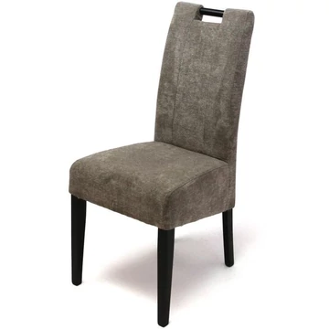 ATOS étkezőszék - Wenge / Szürke szövet