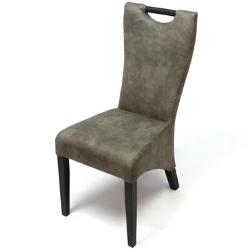 TÁLIA szék - Nero / Szürke szövet