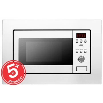 Evido Comfort 45MW beépíthető mikrohullámú sütő GRILL funkcióval fehér (TGEC45)