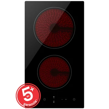 EVIDO DOMINO-V 32B fekete cerán főzőlap 30cm