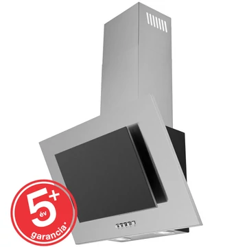 EVIDO REFLEX 60XB design kürtős páraelszívó, 60 cm, inox/fekete (TGER60_XB)