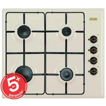 EVIDO RUSTIC-H 60C gáz főzőlap, beige, 60cm